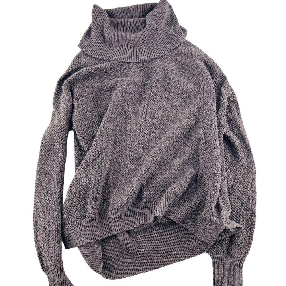Artisan NY Women's Turtleneck Pullover Sweater size Small Soft Taupe